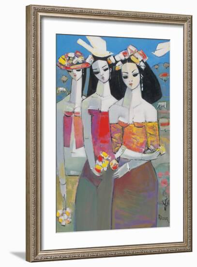 Two White Birds-Endre Roder-Framed Giclee Print