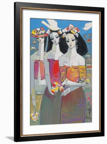 Two White Birds-Endre Roder-Framed Giclee Print