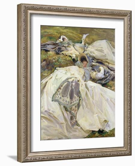 Two White Dresses, 1911-John Singer Sargent-Framed Giclee Print