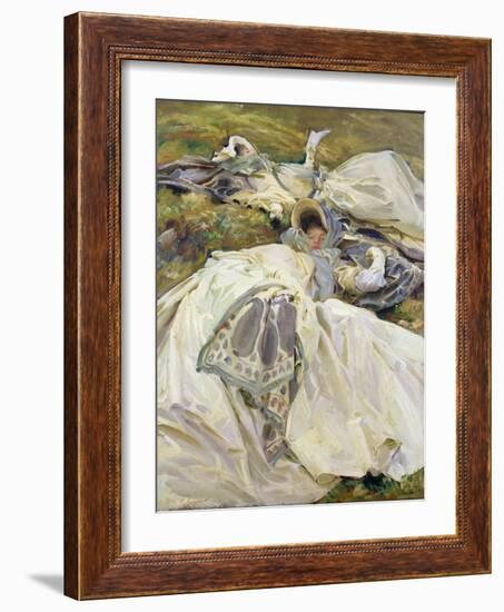 Two White Dresses, 1911-John Singer Sargent-Framed Giclee Print