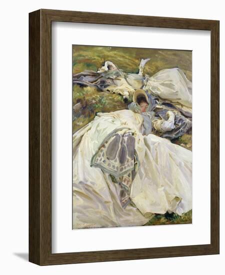 Two White Dresses, 1911-John Singer Sargent-Framed Giclee Print