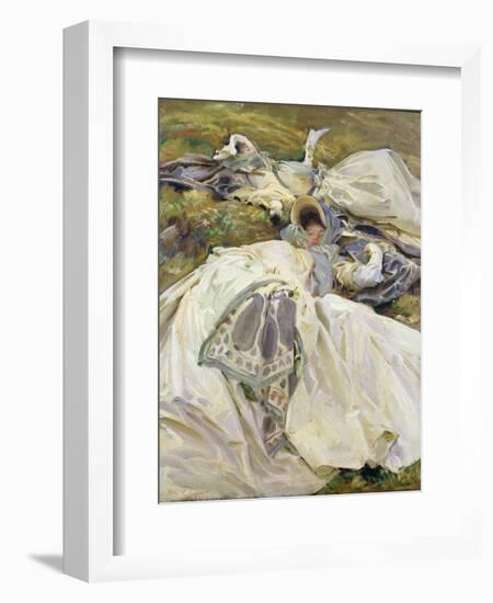 Two White Dresses, 1911-John Singer Sargent-Framed Giclee Print