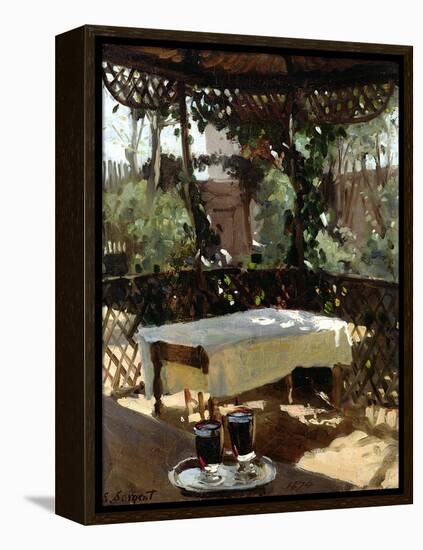 Two Wine Glasses, 1874-John Singer Sargent-Framed Premier Image Canvas