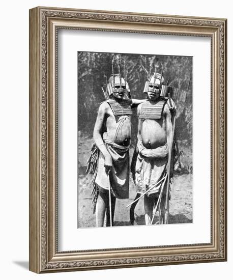 Two Witch-Doctors, Tanganyika (Tanzani), Africa, 1936-null-Framed Giclee Print