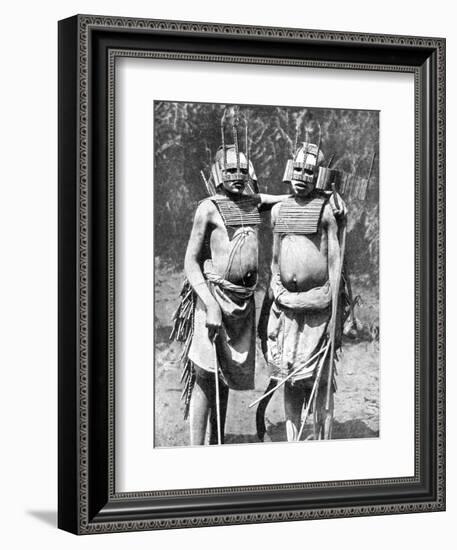 Two Witch-Doctors, Tanganyika (Tanzani), Africa, 1936-null-Framed Giclee Print