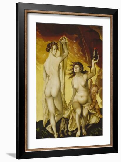 Two Witches, 1523-Hans Baldung Grien-Framed Giclee Print