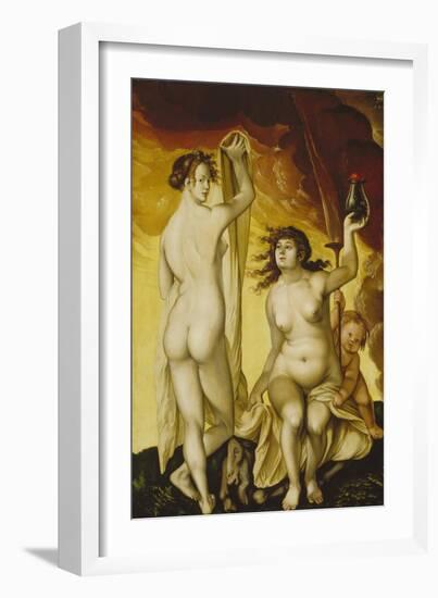 Two Witches, 1523-Hans Baldung Grien-Framed Giclee Print