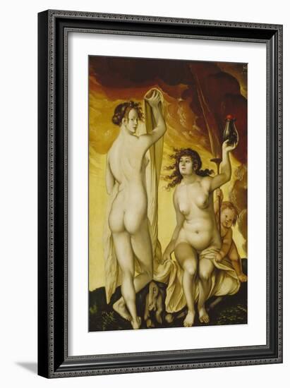 Two Witches, 1523-Hans Baldung Grien-Framed Giclee Print