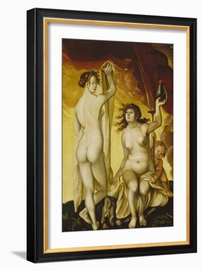 Two Witches, 1523-Hans Baldung Grien-Framed Giclee Print