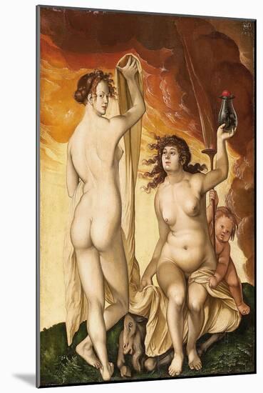 Two Witches-Hans Baldung-Mounted Giclee Print