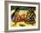 Two Woman of Tahiti. Parau Api (What's New?) 1892-Paul Gauguin-Framed Giclee Print