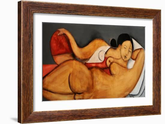 Two Women, 2016-Susan Adams-Framed Giclee Print