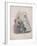 Two Women and a Child Wearing the Latest Fashions, 1860-null-Framed Giclee Print