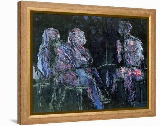Two Women and a Man, 1986-Stephen Finer-Framed Premier Image Canvas