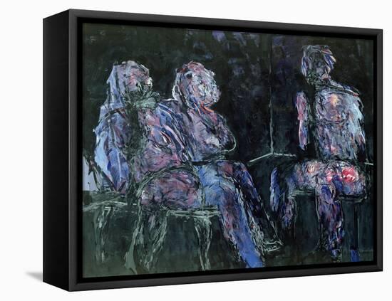 Two Women and a Man, 1986-Stephen Finer-Framed Premier Image Canvas