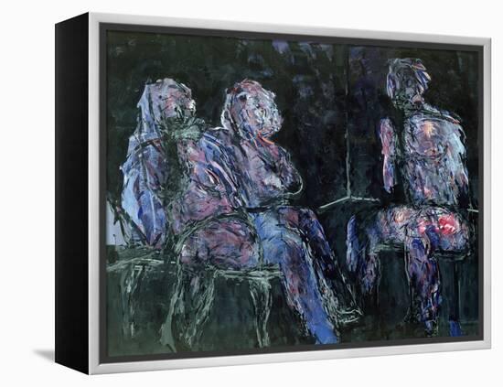 Two Women and a Man, 1986-Stephen Finer-Framed Premier Image Canvas