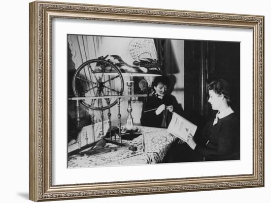 Two Women at Home, France, 1939-null-Framed Photographic Print