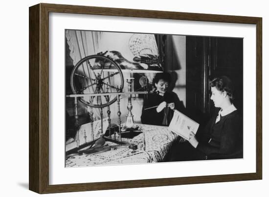 Two Women at Home, France, 1939-null-Framed Photographic Print