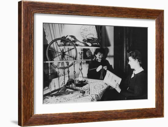 Two Women at Home, France, 1939-null-Framed Photographic Print