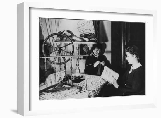 Two Women at Home, France, 1939-null-Framed Photographic Print