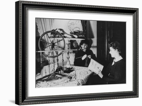 Two Women at Home, France, 1939-null-Framed Photographic Print