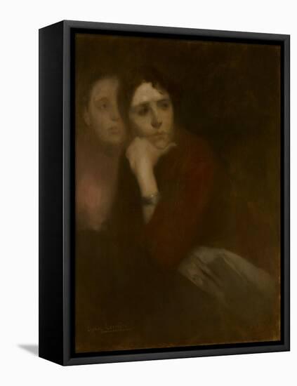 Two Women, C.1895-Eugene Carriere-Framed Premier Image Canvas