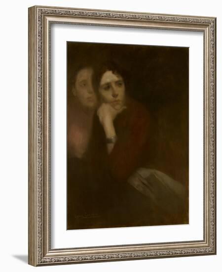 Two Women, C.1895-Eugene Carriere-Framed Giclee Print