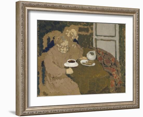 Two Women Drinking Coffee, c.1893-Edouard Vuillard-Framed Giclee Print