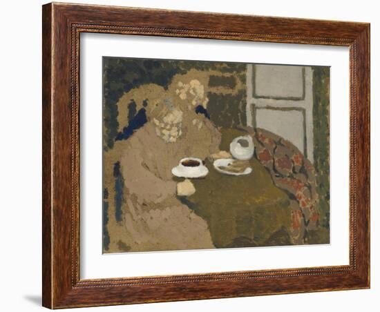 Two Women Drinking Coffee, c.1893-Edouard Vuillard-Framed Giclee Print