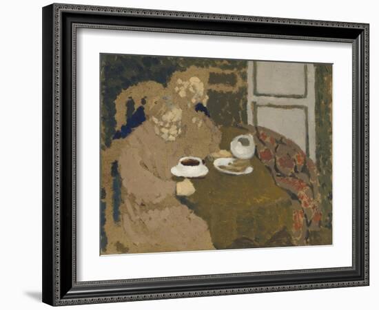 Two Women Drinking Coffee, c.1893-Edouard Vuillard-Framed Giclee Print