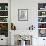 Two Women Exercising with Dumbbells at Gym-null-Framed Photo displayed on a wall