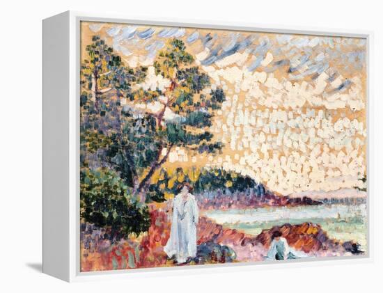 Two Women in a Seascape, C.1900-Henri-Edmond Cross-Framed Premier Image Canvas