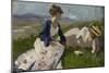 Two Women on a Hill (Maria Marc and Marie Schnuer), 1906-Franz Marc-Mounted Giclee Print