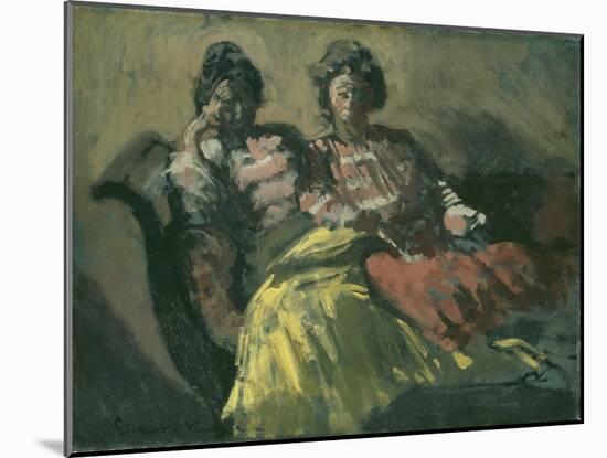 Two Women on a Sofa - Le Tose-Walter Richard Sickert-Mounted Giclee Print