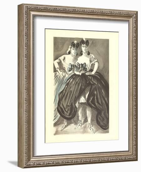 Two Women-Lena Leclercq-Framed Collectable Print