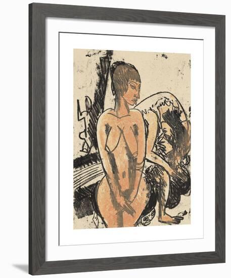 Two Women-Ernst Ludwig Kirchner-Framed Premium Giclee Print