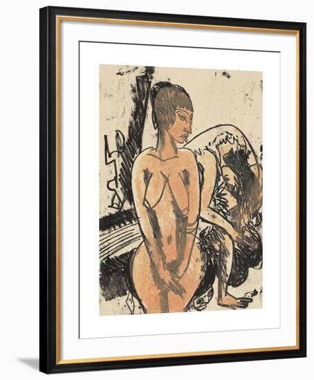 Two Women-Ernst Ludwig Kirchner-Framed Premium Giclee Print