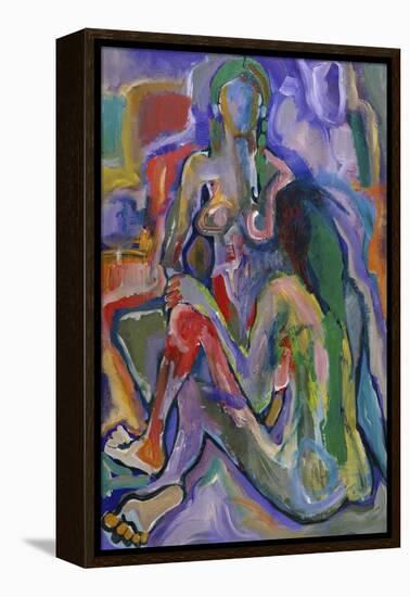 Two Women-Diana Ong-Framed Premier Image Canvas