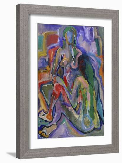 Two Women-Diana Ong-Framed Giclee Print