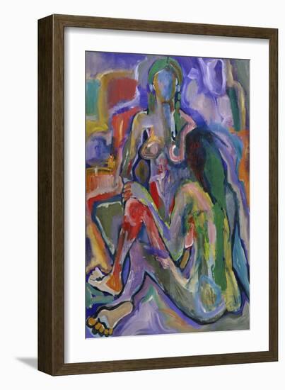 Two Women-Diana Ong-Framed Giclee Print