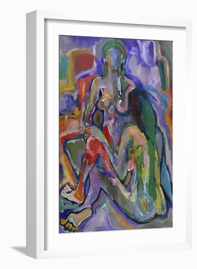 Two Women-Diana Ong-Framed Giclee Print