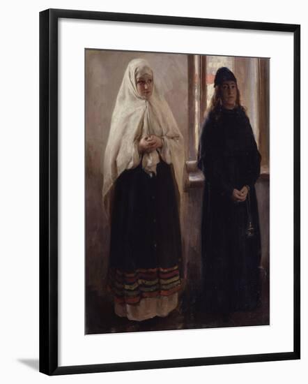 Two Worlds-Klavdi Vasilyevich Lebedev-Framed Giclee Print