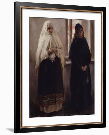 Two Worlds-Klavdi Vasilyevich Lebedev-Framed Giclee Print