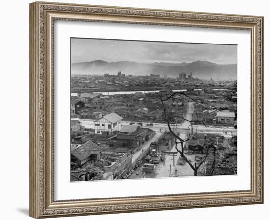 Two Years after Being Destroyed by the U.S. Atomic Bomb-Carl Mydans-Framed Photographic Print