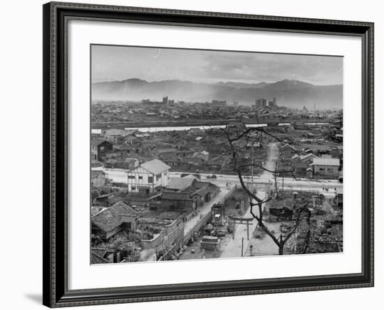 Two Years after Being Destroyed by the U.S. Atomic Bomb-Carl Mydans-Framed Photographic Print