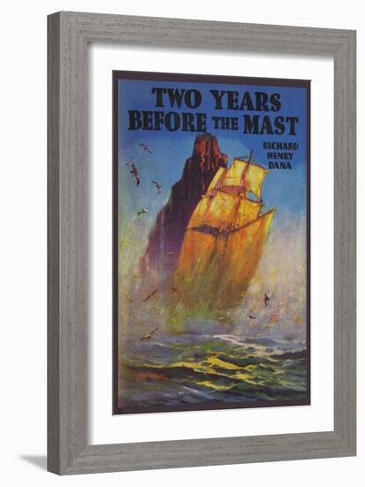 Two Years Before the Mast-null-Framed Premium Giclee Print