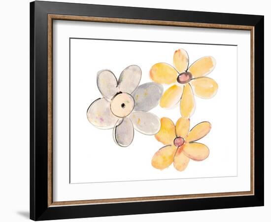 Two Yellows and One Grey-Susan Bryant-Framed Art Print