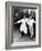 Two Young African Americans Girls, Screaming During Riots in Bedford-Stuyvesant Section of Brooklyn-null-Framed Photo