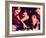 Two Young Couples Playing Pool-null-Framed Photographic Print