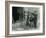 Two Young Female Indian Elephants 'Sundermoni' and 'Sundermalah' with Keeper H. Robertson-Frederick William Bond-Framed Photographic Print